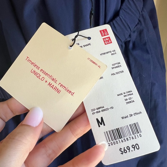 Marni X Uniqlo balloon-shaped navy skirt - RARE -  NWT - Picture 14 of 14